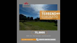 TERRENO EN VENTA EN CORONADO RESIDENCIAL LAS PALMERAS CLUB DE GOLF [upl. by Shaddock651]