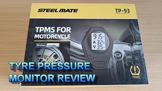 ★ STEELMATE TP93 TYRE PRESSURE MONITOR REVIEW ★ [upl. by Ardnasil]