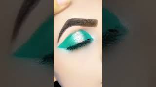 Green Eye Makeupeyemakeup yutube eyemakeup beautytutorial eyemakeuptutorial shortvideo [upl. by Materi794]