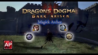 Dragons Dogma Dark Arisen  All Magick Archer Skills With Upgrades  AbilityPreview [upl. by Toiboid]