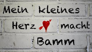 MartinBepunkt  Mein Kleines Herz macht BAMM Lyric Video [upl. by Pigeon]