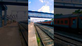 12863 Howrah to Bengaluru crossing Naupada junction At High speed indianrailways train railway [upl. by Eenahc256]