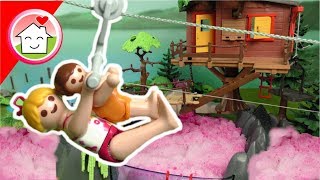 Playmobil Film deutsch  Das Glitzer Schleim Baumhaus  Geschichte für Kinder von Familie Hauser [upl. by Krenek]