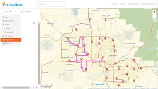 Mapline Route Planner for Creating Optimized Routes [upl. by Magree]