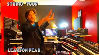 Im Bullding A Synth Wonderland  Learson Peak Studio Tour [upl. by Anaihr]