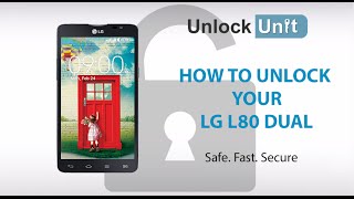 UNLOCK LG L80 Dual  HOW TO UNLOCK YOUR LG L80 Dual [upl. by Herzig]