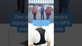 Des élèves de primaire équipés de traceurs GPS pendant les récrés [upl. by Gnot]