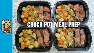 How to Meal Prep  Ep 62  CROCK POT POT ROAST 350Meal [upl. by Tremann]