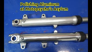 Polishing Aluminum at Motopsychos [upl. by Noonan]