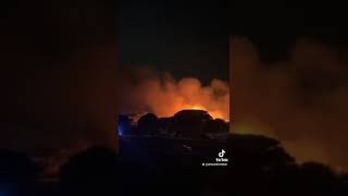 🔥 Cette nuit un gros incendie sest déclenché à CanetenRoussillon 66  📅 date  19082024 [upl. by Iliak]