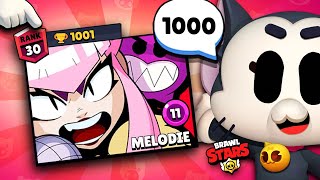 DOPO 3 ANNI PUSH NUOVO GRADO 1000  Brawl Stars [upl. by Acinahs]