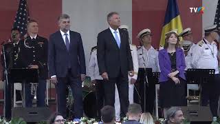 Participarea Președintelui României Klaus Iohannis la recepția oferită de Ambasada Americii [upl. by Nna]