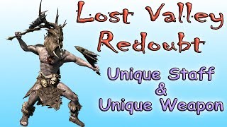 Skyrim How To Get Two Unique Items Briarheart Geis And The Forsworn Staff At Lost Valley Redoubt [upl. by Adroj]