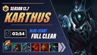 The Fastest Jungle Clear Karthus 254 One Smite Leashless Season 127 [upl. by Rowland]