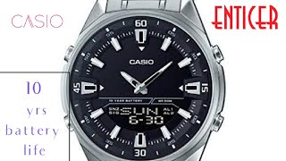 Casio Enticer Men AnalogDigital Black Dial Mens Watch  AMW830D1AVDFAD226ll unboxing ll Casio [upl. by Holsworth]