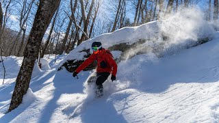 Vermont Backcountry Powder Skiing [upl. by Getraer347]