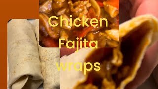 chicken  fajita chicken wraps Mexican food shortslivestream trending [upl. by Timoteo]