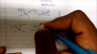 Hydrolysis of Acetals Reaction and Mechanism [upl. by Notaek]