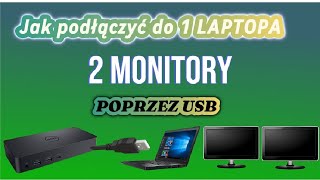 Jak podłączyć 2 MONITORY do JEDNEGO LAPTOPA [upl. by Silecara]