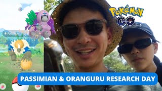 300  POKÉMON GO  PASSIMIANORANGURU RESEARCH DAY [upl. by Vidovik86]