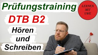 DeutschTest für den Beruf B2 – 11 – Prüfungsteil Hören und Schreiben [upl. by Eda681]