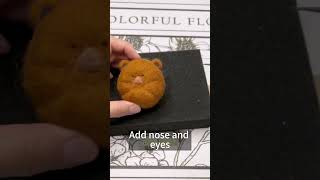 From Fluff to Huggable Learn How to Make a Cute Needle Felted Bear [upl. by Oigroig]