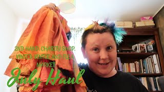 Julys Second hand Charity shop Vinted and Vintage Haul [upl. by Anrym]