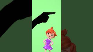 Finger Family Halloween Shadow Puppet Game cocomelon shorts [upl. by Ogram430]