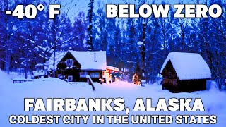 Coldest City In the United States Fairbanks Alaska [upl. by Elokkin]