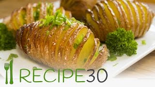 HASSELBACK POTATOES the baked potato recipe  Recipe30 [upl. by Florette]