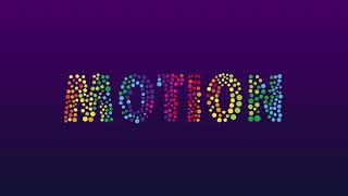 Creating Word using random dots  After Effects [upl. by Herta904]