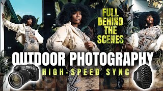 OUTDOOR OFF CAMERA FLASH PHOTOGRAPHY  HIGHSPEED SYNC  CANON EOS R  AD600BM  Godox Speedlite [upl. by Beller639]