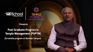 Post Graduate Program in Temple Management PGPTM [upl. by Ritchie]