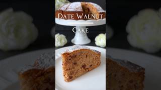 Date Walnut Cake Recipe 🤍 [upl. by Atilrahc]