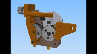 Direct extruder Flyingbear S1 and Ghost 6 3D model [upl. by Oenire659]