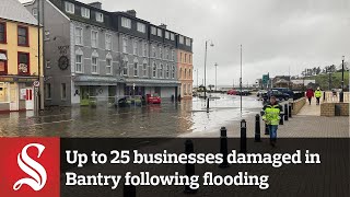 Up to 25 businesses damaged in Bantry following flooding [upl. by Severn]