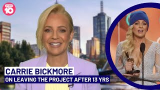 Carrie Bickmore on Leaving The Project After 13 Years  Studio 10 [upl. by Erasmo]