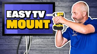 How to Mount a TV Perfectly  Wall Mount Full Tutorial [upl. by Atterual]