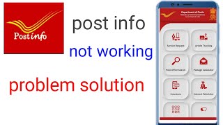 post info app not working [upl. by Mathur]