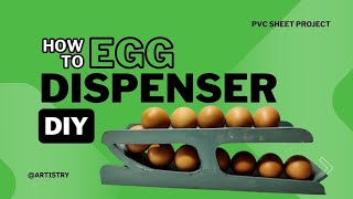 DIY EGG HOLDER amp DISPENSER [upl. by Mudenihc160]