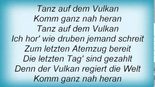 15111 Nena  Tanz Auf Dem Vulkan Lyrics [upl. by Anialad]