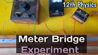 Meter Bridge Experiment  12th Physics  Practical  தமிழ் [upl. by Blinnie]