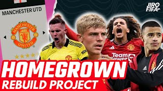 EA FC 24 Manchester United Career Mode  Homegrown Rebuild Project [upl. by Wharton]