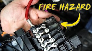 Replacing Melted Battery Top Fuse Box [upl. by Irep]