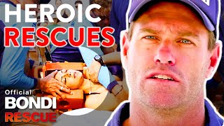 Most HEROIC Rescues of Bondi Rescue Season 15 [upl. by Enoed382]