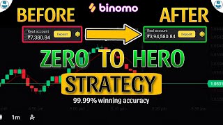 BINOMO ZERO TWO HERO STRATEGY  BINOMO 9999 WINNING ACCURACY  BINOMO NEW STRATEGY BESTFOR MOBILE [upl. by Lea742]