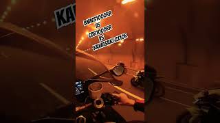 Zx10r vs cbr 1000rr vs 1000rr [upl. by Mehalek]