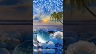 SEA WALLS JLineTV marblestones sunsetSky seabay calmingnature baywalk tapestry highlights [upl. by Laertnom10]