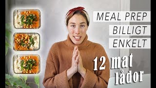 MEAL PREP︱Enkelt  billigt [upl. by Juna]