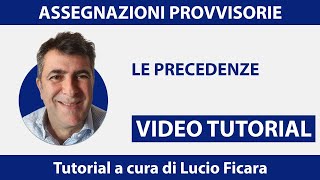 Assegnazioni provvisorie come compilare la sezione quotprecedenzequot  VIDEO TUTORIAL [upl. by Latsyrhk976]